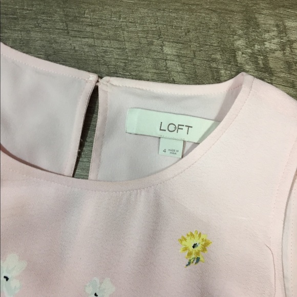 Loft • Spring • Pink • Flower • Dress - Picture 6 of 7